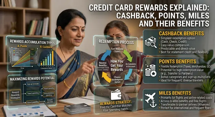 Credit Card Rewards Explained: Cashback, Points, Miles and Their Benefits